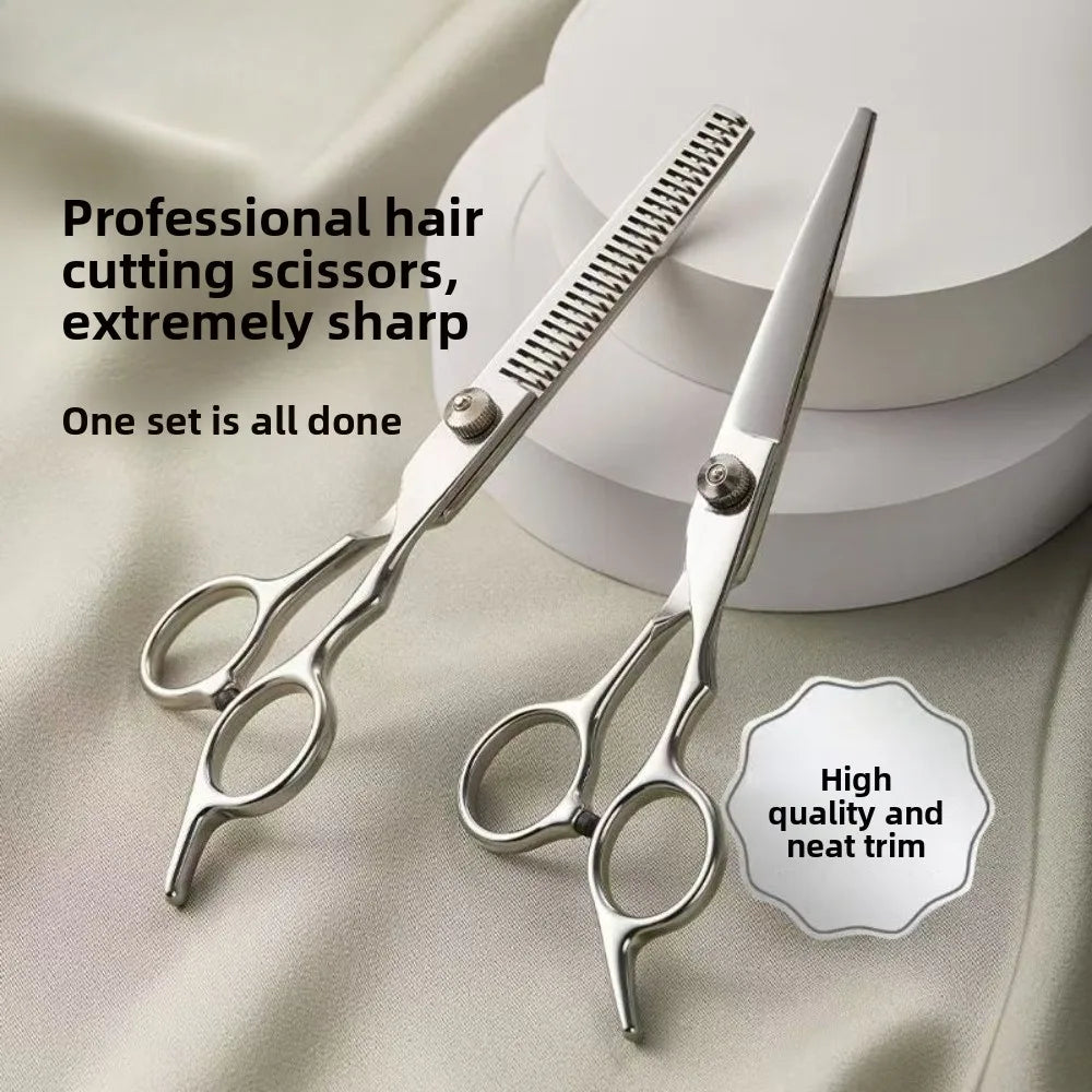 Professional Barber Scissors Hairdressing Scissors Hand Tools Ergonomic Hair Cutting Shears Stylist Tools For Barbershop Salon
