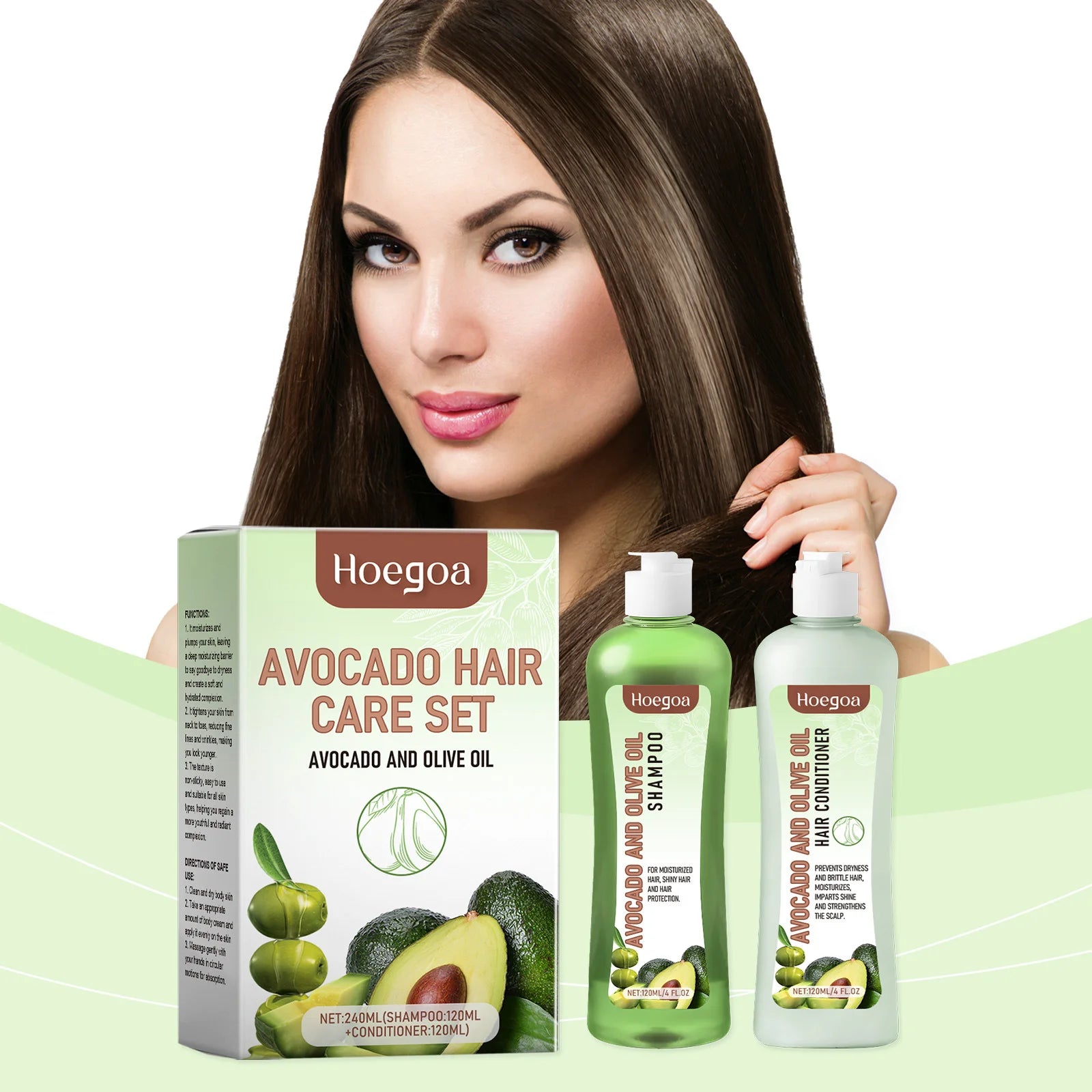 Hair Growth Shampoo Conditioner Set Repairing Strengthen Root Deep Nourish Anti Frizzy Dry Hair Oil Control Smoothing Hair Care