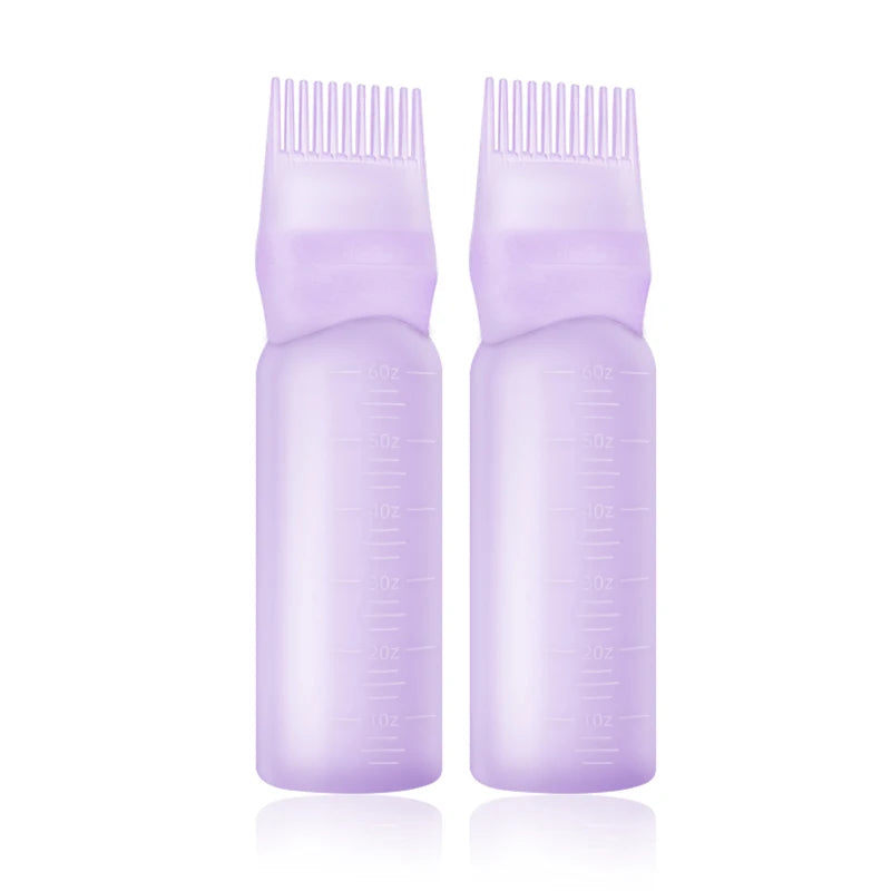 2/3pcs Hair Growth Essential Oil Applicator Bottle &amp; 1ml Scalp Massage Comb Set - Anti-Loss, Scalp Care Tools for All Hair Types