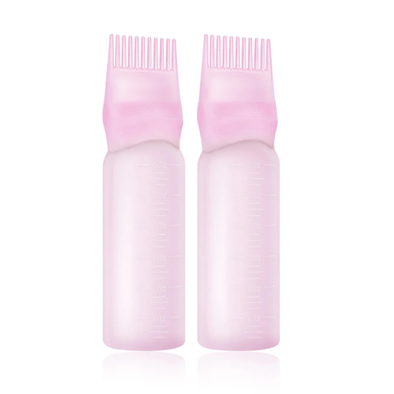 2/3pcs Hair Growth Essential Oil Applicator Bottle &amp; 1ml Scalp Massage Comb Set - Anti-Loss, Scalp Care Tools for All Hair Types