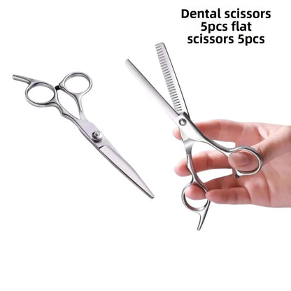 Professional Barber Scissors Hairdressing Scissors Hand Tools Ergonomic Hair Cutting Shears Stylist Tools For Barbershop Salon