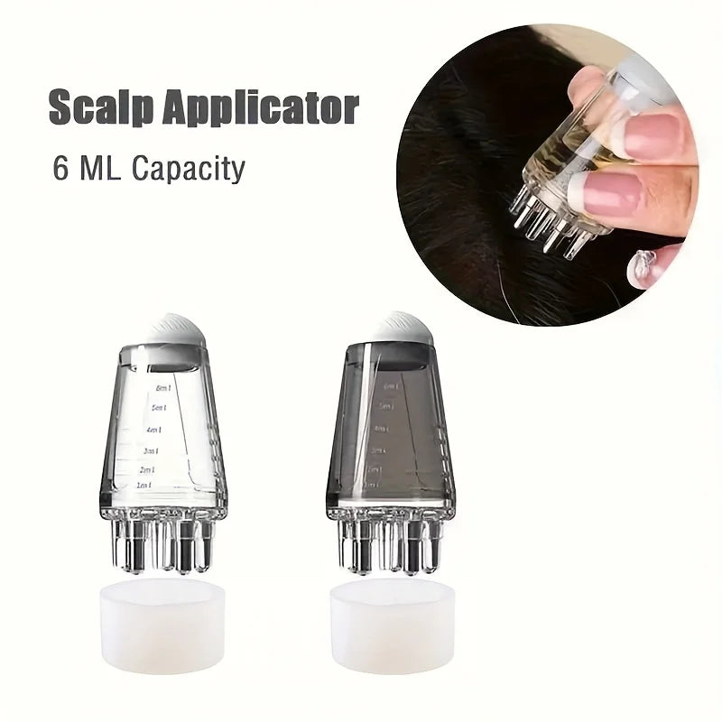 2/3pcs Hair Growth Essential Oil Applicator Bottle &amp; 1ml Scalp Massage Comb Set - Anti-Loss, Scalp Care Tools for All Hair Types