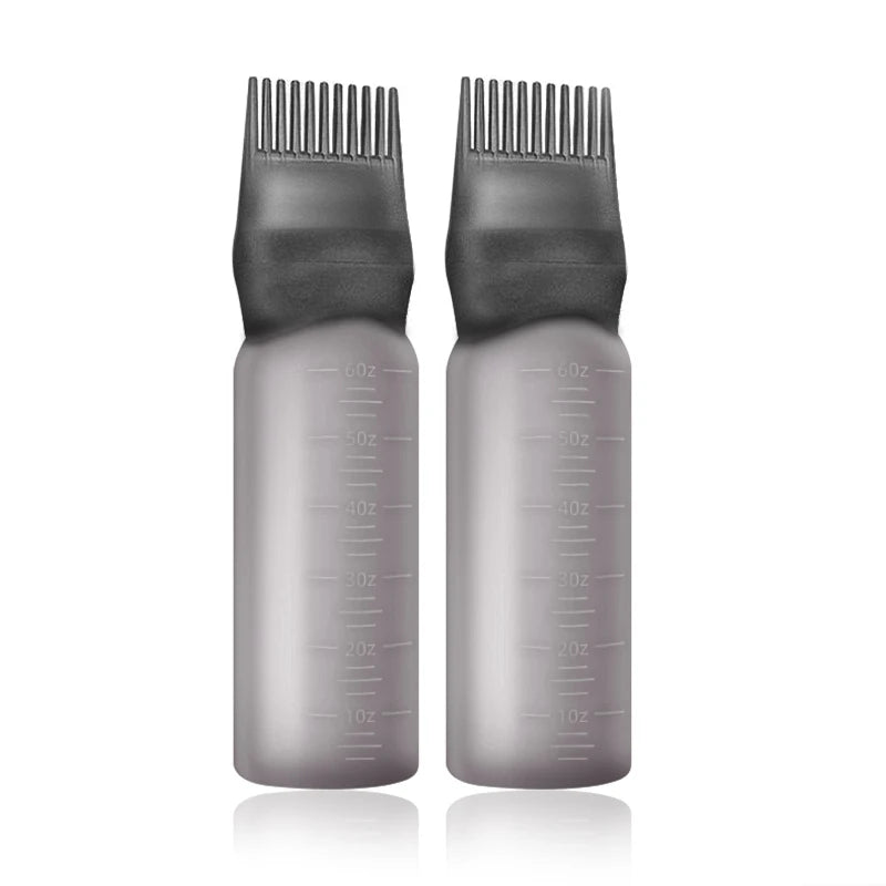 2/3pcs Hair Growth Essential Oil Applicator Bottle &amp; 1ml Scalp Massage Comb Set - Anti-Loss, Scalp Care Tools for All Hair Types