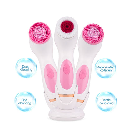 3 in 1 Facial Cleansing Brush