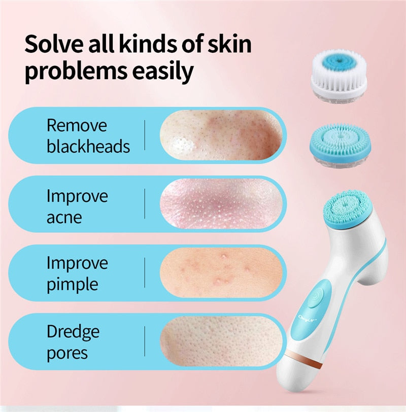 3 in 1 Facial Cleansing Brush