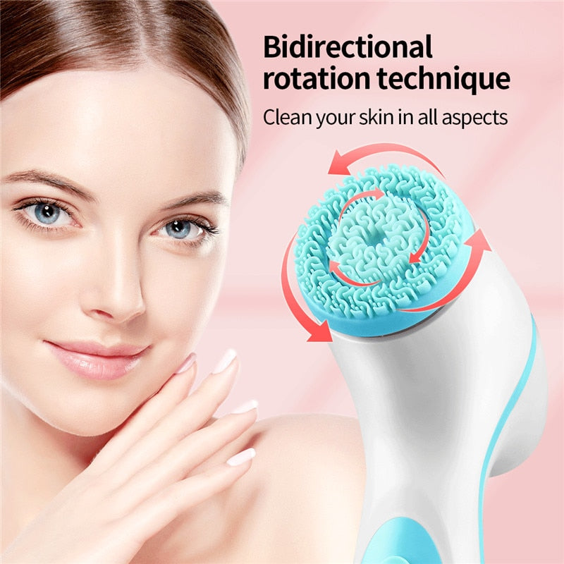 3 in 1 Facial Cleansing Brush